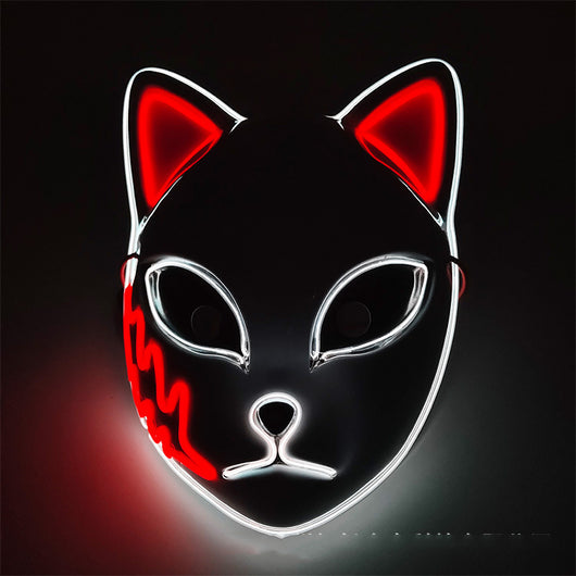 Máscara Luminosa de Anime para Cosplay y Eventos Comic - Image 10