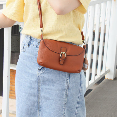 Bolso Bandolera de Cuero Vacuno para Mujer - Image 10