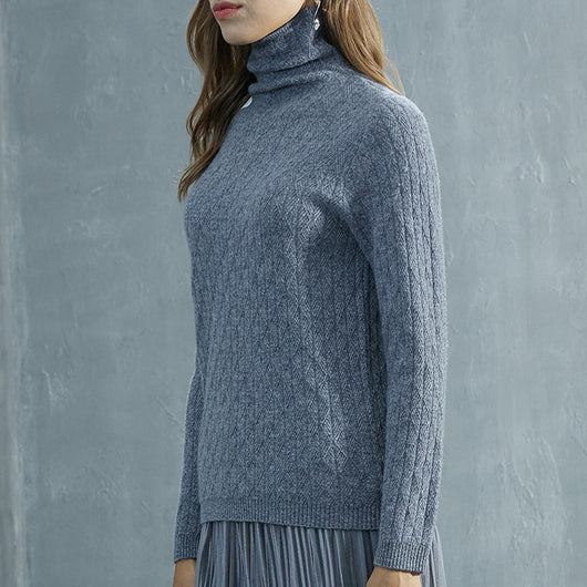 Suéter de Lana Gruesa para Mujer Otoño Invierno - Image 7