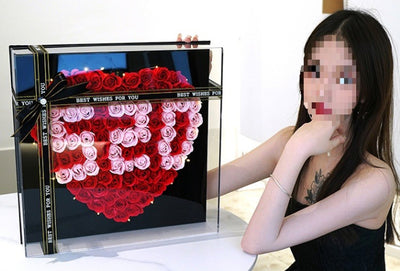 Ramo de Flores Eternas para San Valentín y Cumpleaños en Caja de Regalo - Image 16