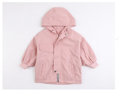 Chaqueta Cortavientos con Capucha para Niñas - Primavera y Otoño - Image 17