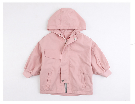 Chaqueta Cortavientos con Capucha para Niñas - Primavera y Otoño - Image 17