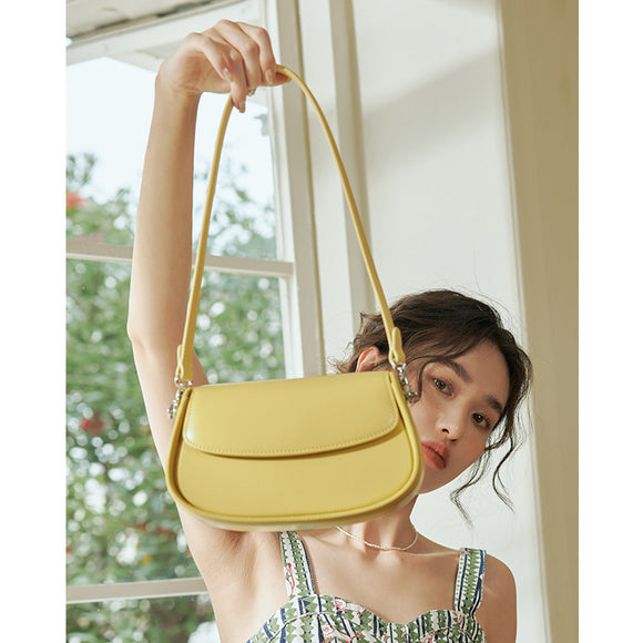 Bolso Bandolera de Cuero Genuino - Estilo Silla de Montar
