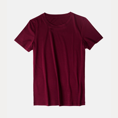 Camiseta Básica de Algodón Puro para Mujer - Versátil y Cómoda - Image 18