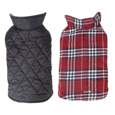 Abrigo Reversible Impermeable para Perros - Diseño Lattice Ajustable - Image 6