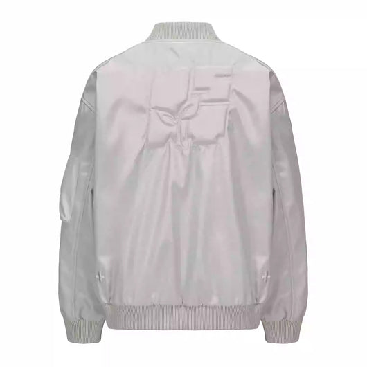 Chaqueta con Cuello Mao Bordada Americana Unisex - Image 3