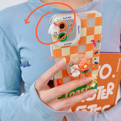 Funda para Teléfono Pato Adorable con Protección Silicona y Cámara Integrada - Image 4