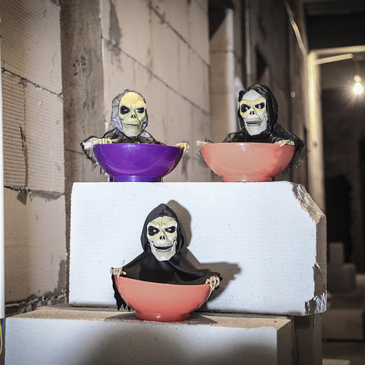 Plato Fantasma Luminoso con Música y Diseño Divertido de Frutas - Image 2
