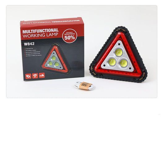 Triángulo de Emergencia LED Recargable y Solar - Image 10