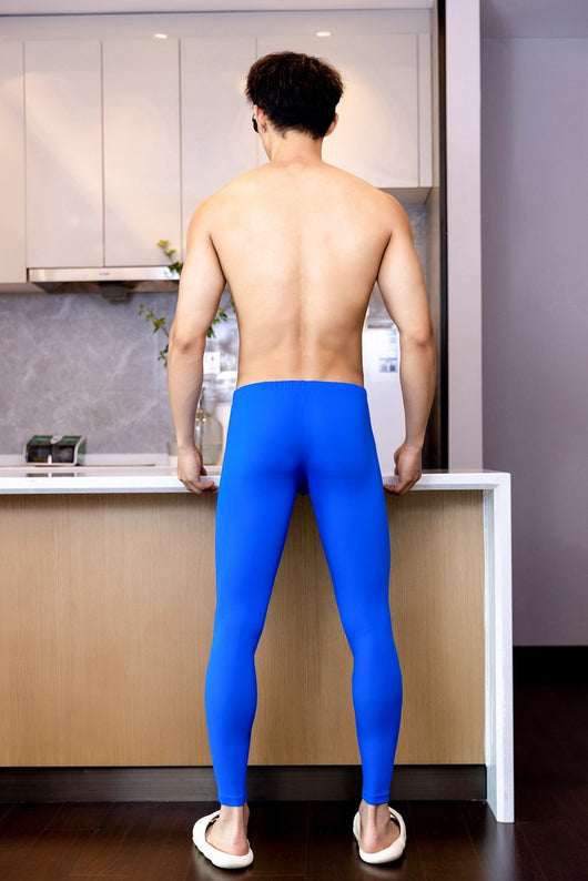Leggings Ajustados de Color Sólido para Hombre - Image 12