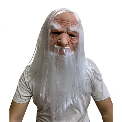 Máscara de Cabeza Calva de Abuelo - Cobertura Látex Realista - Image 8