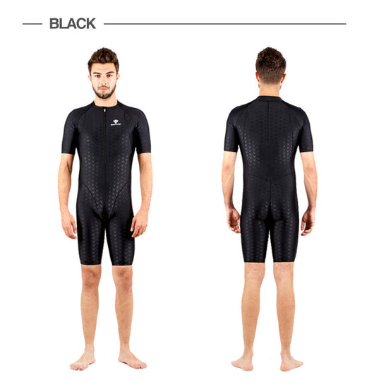 Traje de Baño Deportivo Estampado Tiburón Secado Rápido Manga Corta - Image 8