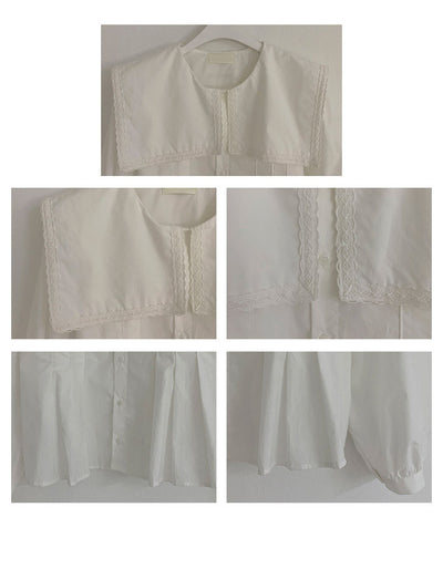 Blusa Retro de Encaje Diseño Exclusivo para Mujer - Image 12