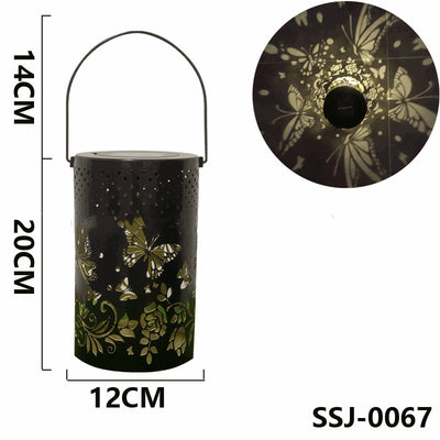 Lámpara Solar Mariposa con Proyección para Jardín - Image 2