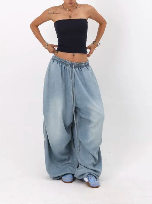 Jeans Vintage Cintura Alta Pierna Ancha Suelta - Image 19