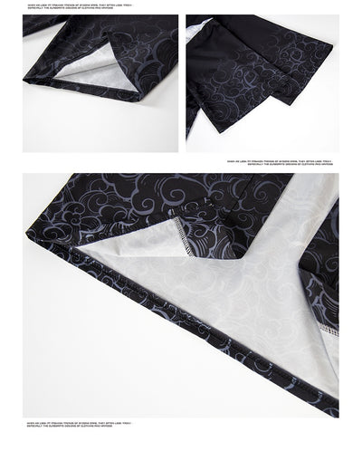 Conjunto Kimono Harajuku Estampado Digital Koi - Bata, Pantalones Cortos y Capa - Image 10