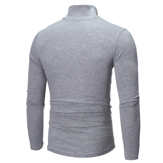 Suéter Cuello Alto Slim Fit Elegante para Hombre Joven - Image 32