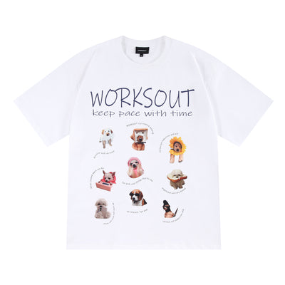 Camiseta Retro Estampada con Cachorritos - Image 7