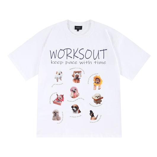 Camiseta Retro Estampada con Cachorritos - Image 7