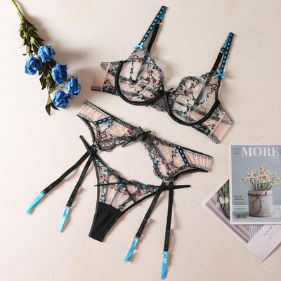 Conjunto de Brasier con Malla Bordada y Acero para uso en Ecuador - Image 4