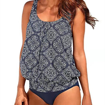 Bikini Estampado Oversized con Realce Push Up para Mujer - Image 9