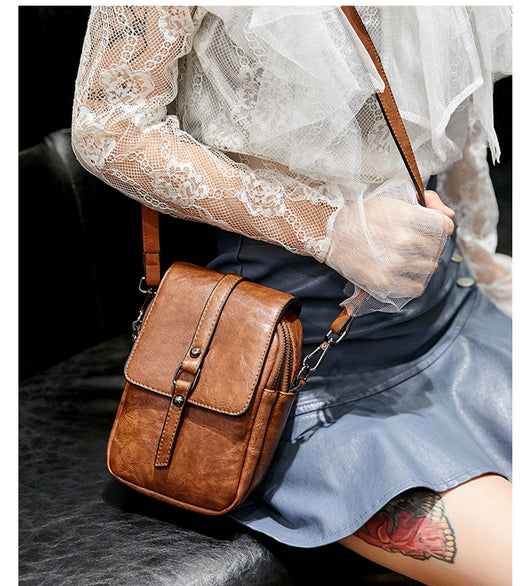 Bolso Bandolera Retro para Mujer - Bolsa de Hombro Único para Teléfono y Accesorios - Image 14