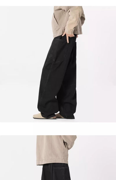Pantalones Cargo Vaqueros Lavados Estilo Americano - Image 20