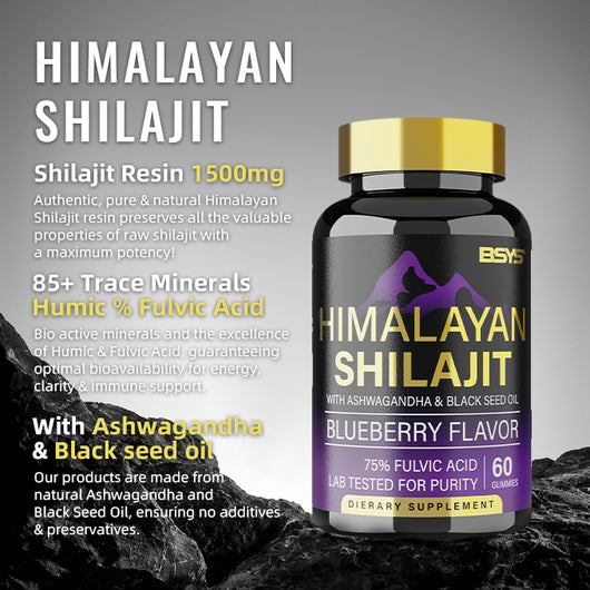 Gominolas de Shilajit BSYS - Energía y Vitalidad Natural - Image 3