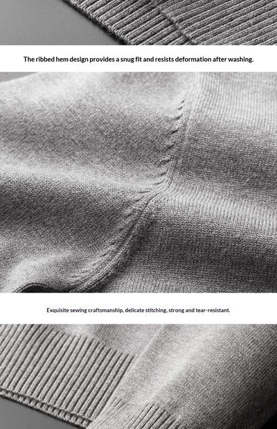 Suéter Tejido para Hombre Cuello Alto Cálido y Suave - Image 24