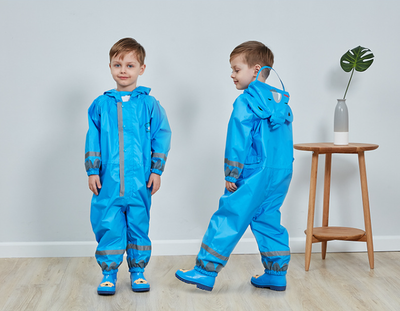 Impermeable Infantil Ecológico 2 en 1 con Pantalón Integrado - Image 4