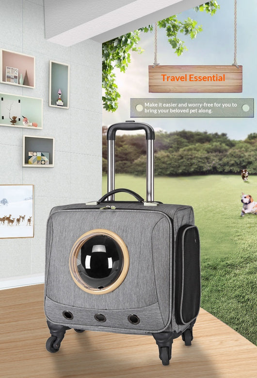Transportín Portátil para Mascotas con Ruedas Giratorias - Image 10