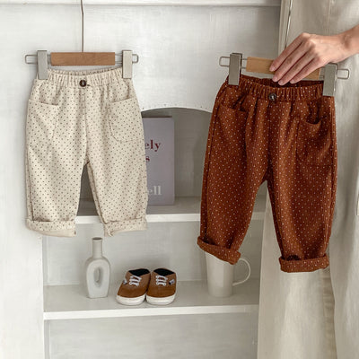 Pantalones de Pana Estampados Sueltos y Cómodos - Image 10