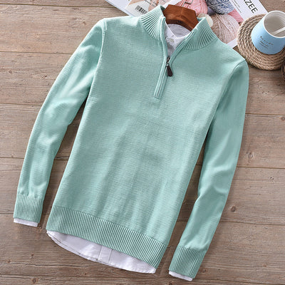 Suéter Slim Fit Talla Grande en Lana Merino - Manga Larga - Image 11