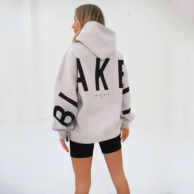 Sudadera Estampada Gruesa Oversize de Manga Larga Versátil - Image 38