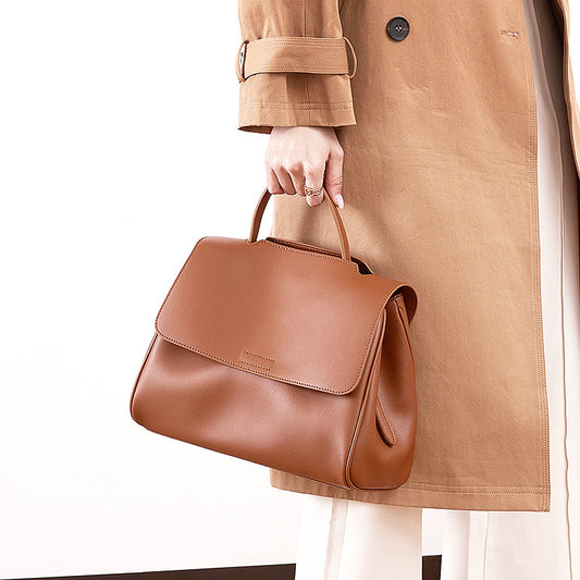 Bolso Bandolera de Cuero Genuino para Mujer - Estilo Casual y Elegante - Image 2