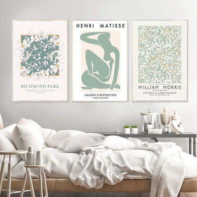 Cuadro Decorativo Abstracto Nórdico con Plantas - Arte Moderno para Pared - Image 9