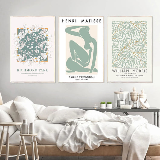 Cuadro Decorativo Abstracto Nórdico con Plantas - Arte Moderno para Pared - Image 9