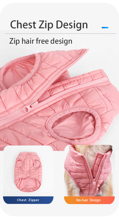 Chaqueta Impermeable para Perros - Abrigo de Invierno con Cierre de Cremallera - Image 14