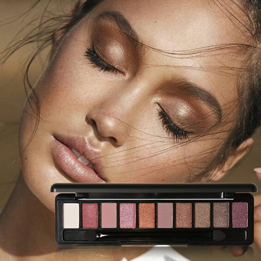 Paleta de Sombras de Ojos 10 Colores - Maquillaje Profesional