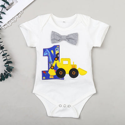 Mono Infantil con Patrón de Tractor para Niño - Image 15