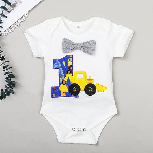 Mono Infantil con Patrón de Tractor para Niño - Image 15