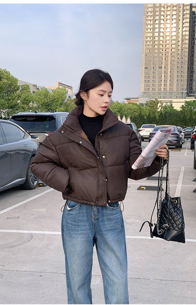 Chaqueta Corta para Mujer con Cuello Alto - Diseño Petite - Image 14