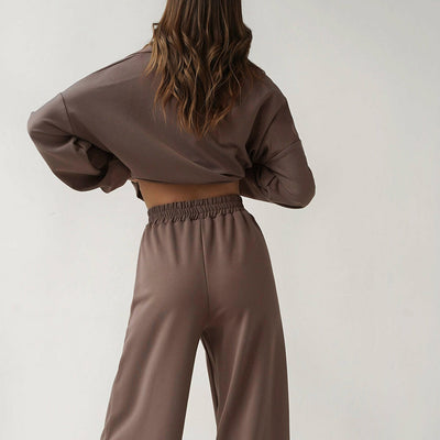 Traje Casual Francés con Cintura Alta y Pantalón - Elegancia Sofisticada - Image 30