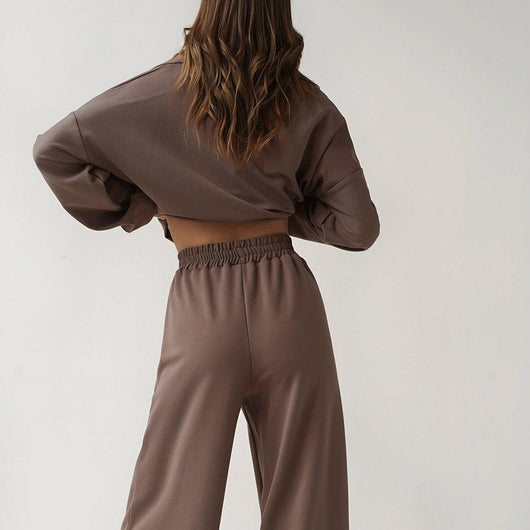 Traje Casual Francés con Cintura Alta y Pantalón - Elegancia Sofisticada - Image 30