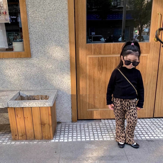 Pantalones Afelpados con Cuernos para Niña