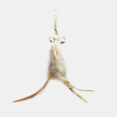 Cabeza de Caña Reemplazable con Plumas de Faisán para Juguete Interactivo de Gatos - Image 7