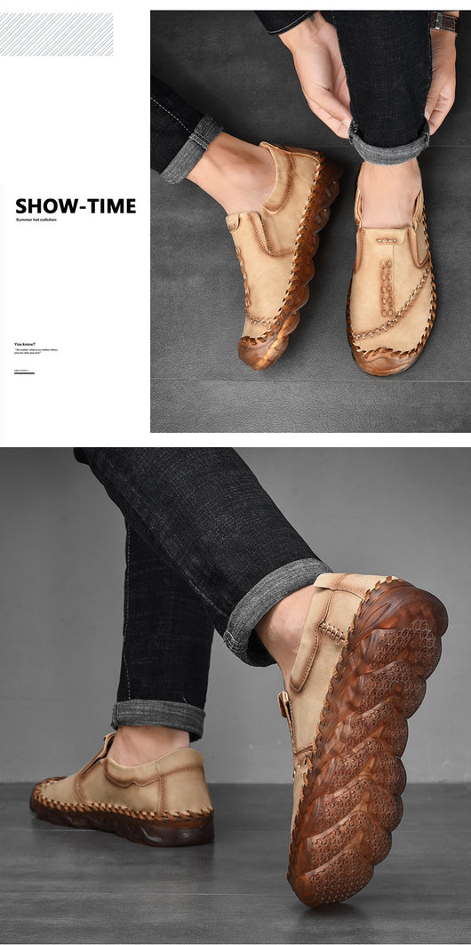 Zapatos Casuales Slip-on de Cuero Reforzado Premium - Image 34