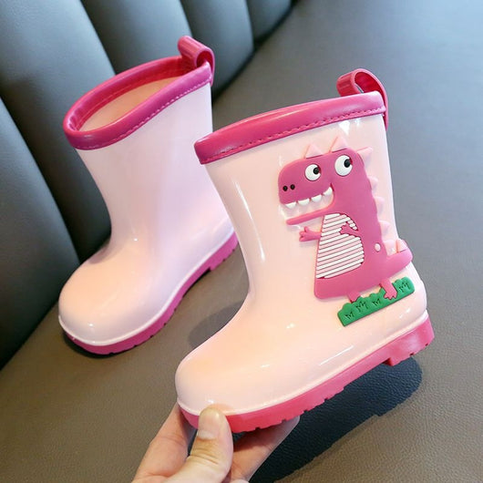 Botas de Lluvia Infantiles Antideslizantes con Diseños Divertidos - Image 12