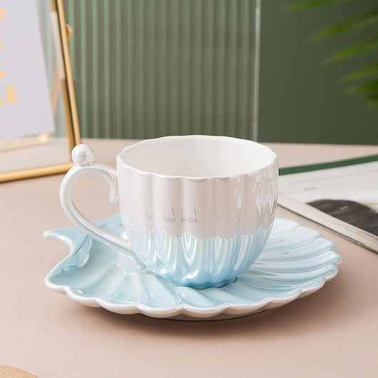 Taza de Café Japonesa Pearl Shell - Diseño Elegante Franc - Image 8