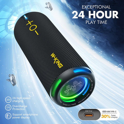 Parlante Bluetooth Portátil con Carga Inalámbrica - Sonido Envolvente para Trabajo, Hogar y Viajes - Image 6